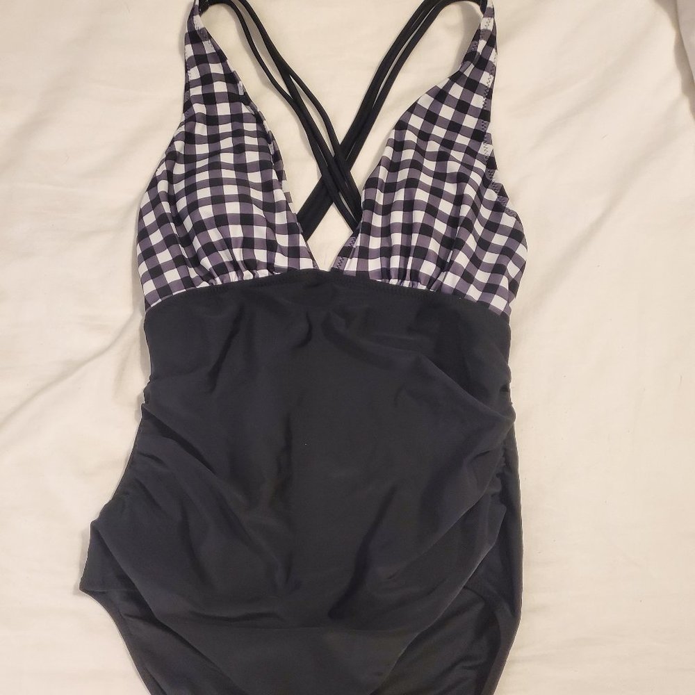 Cupshe black one piece suit